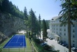 Tennisplatz im Freien